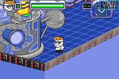 In-game screen of the game Dexter's Laboratory - Deesaster Strikes! on Nintendo GameBoy Advance