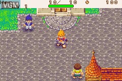 In-game screen of the game Dokapon - Monster Hunter on Nintendo GameBoy Advance