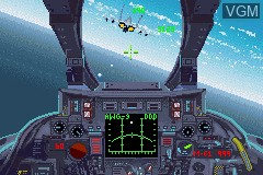 In-game screen of the game F-14 Tomcat on Nintendo GameBoy Advance