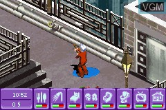 In-game screen of the game Urbz, The - Sims in the City on Nintendo GameBoy Advance