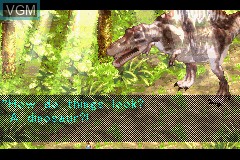 In-game screen of the game Jurassic Park III - Island Attack on Nintendo GameBoy Advance