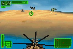 In-game screen of the game Blades of Thunder on Nintendo GameBoy Advance