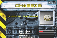 In-game screen of the game Robot Wars - Advanced Destruction on Nintendo GameBoy Advance