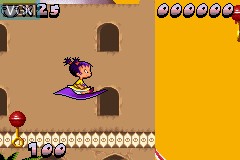 In-game screen of the game Rugrats - Castle Capers on Nintendo GameBoy Advance