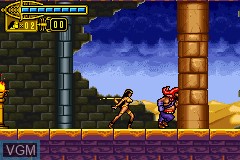 In-game screen of the game Scorpion King, The - Sword of Osiris on Nintendo GameBoy Advance