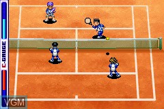 In-game screen of the game Tennis no Oji-Sama - Genius Boys Academy on Nintendo GameBoy Advance