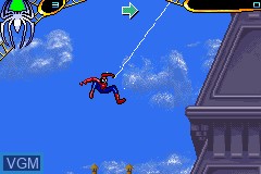 In-game screen of the game 2 in 1 Game Pack - Spider-Man & Spider-Man 2 on Nintendo GameBoy Advance