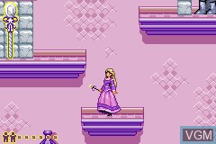 In-game screen of the game Barbie and the Magic of Pegasus on Nintendo GameBoy Advance