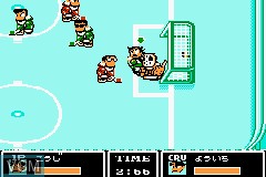 In-game screen of the game Kunio-Kun Nekketsu Collection 3 on Nintendo GameBoy Advance