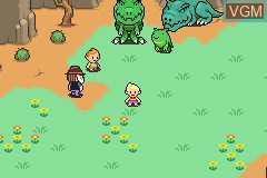 In-game screen of the game Mother 3 on Nintendo GameBoy Advance