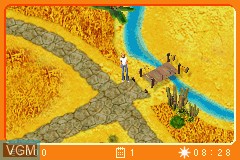 In-game screen of the game My Animal Centre in Africa on Nintendo GameBoy Advance