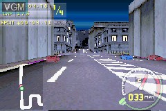 In-game screen of the game Need for Speed Carbon - Own the City on Nintendo GameBoy Advance