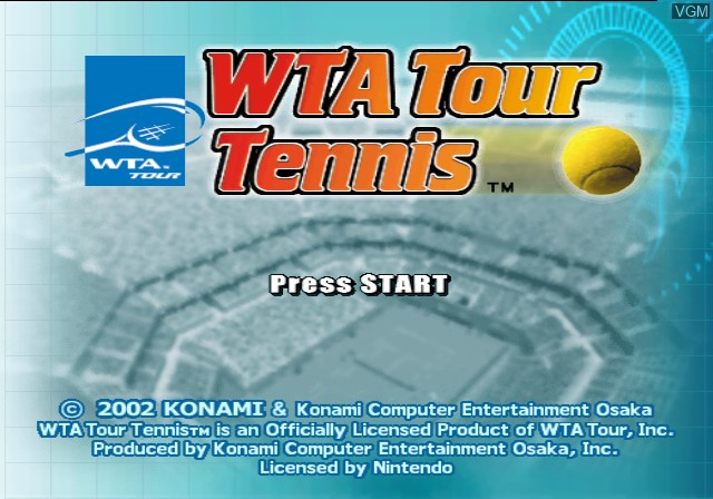 WTA Tour Tennis for Nintendo GameCube - The Video Games Museum