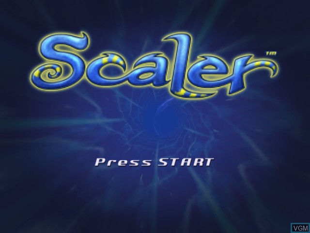 Title screen of the game Scaler on Nintendo GameCube
