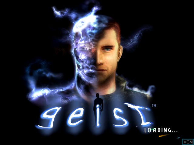 Title screen of the game Geist on Nintendo GameCube