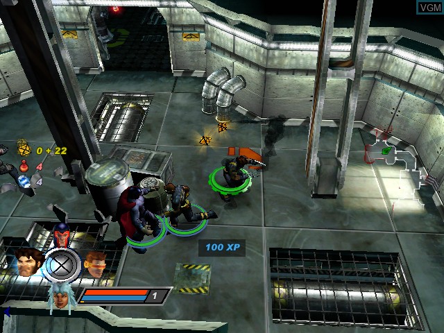 In-game screen of the game X-Men Legends II - Rise of Apocalypse on Nintendo GameCube