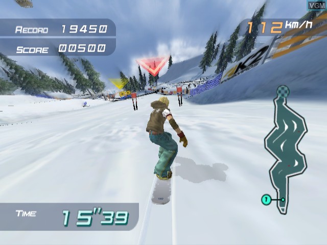 In-game screen of the game 1080° Avalanche on Nintendo GameCube