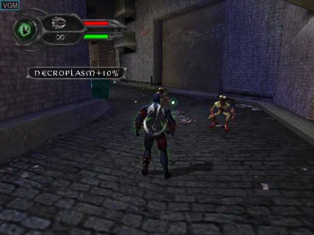 In-game screen of the game Spawn - Armageddon on Nintendo GameCube