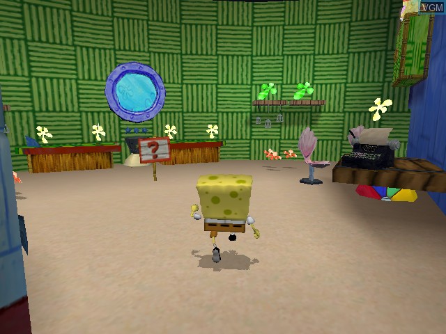 In-game screen of the game SpongeBob SquarePants - Battle for Bikini Bottom on Nintendo GameCube