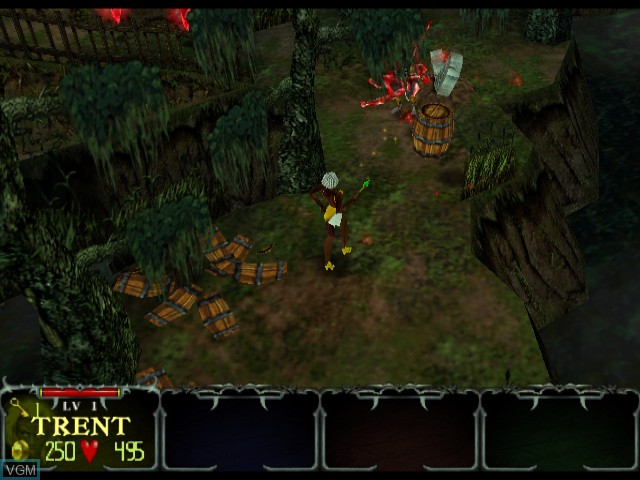 In-game screen of the game Gauntlet - Dark Legacy on Nintendo GameCube