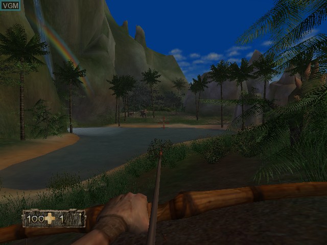 In-game screen of the game Turok - Evolution on Nintendo GameCube