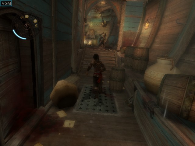 In-game screen of the game Prince of Persia - Warrior Within on Nintendo GameCube