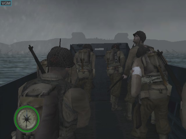 In-game screen of the game Medal of Honor - Frontline on Nintendo GameCube