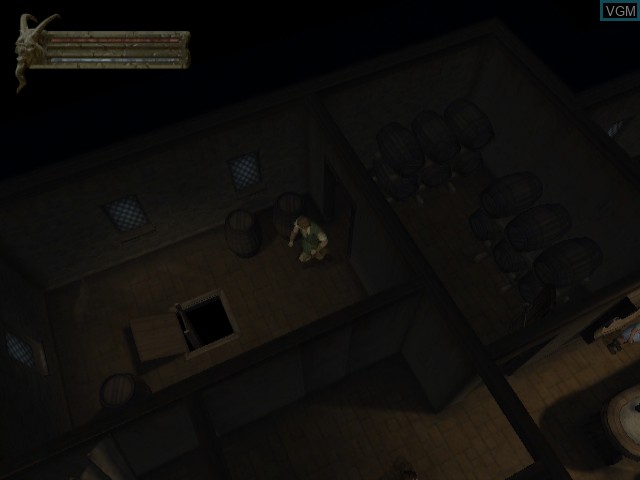 In-game screen of the game Baldur's Gate - Dark Alliance on Nintendo GameCube