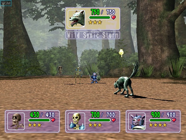 In-game screen of the game Yu-Gi-Oh! The Falsebound Kingdom on Nintendo GameCube
