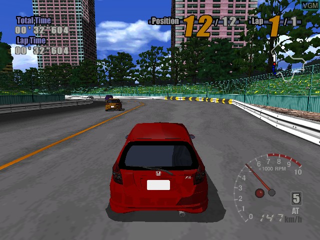 In-game screen of the game GT Cube on Nintendo GameCube