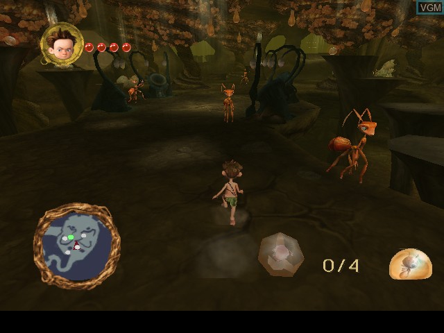In-game screen of the game Ant Bully, The on Nintendo GameCube