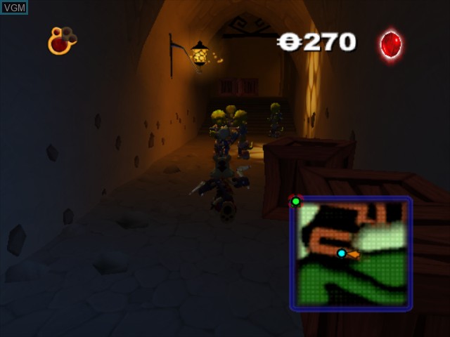 In-game screen of the game Ty the Tasmanian Tiger 3 - Night of the Quinkan on Nintendo GameCube