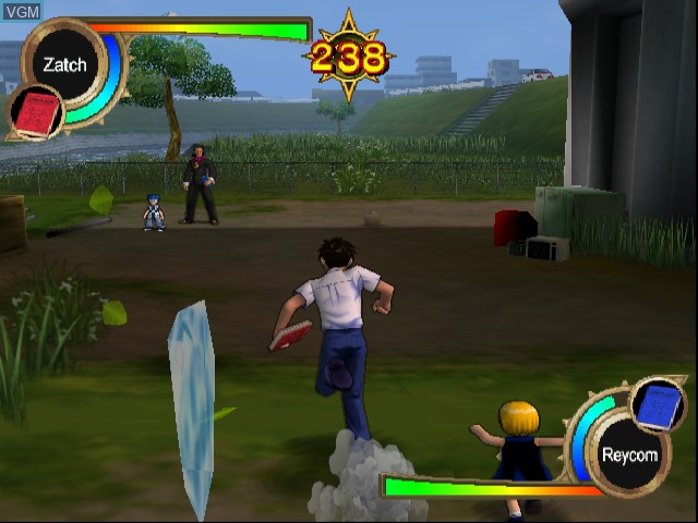 In-game screen of the game Zatch Bell! Mamodo Fury on Nintendo GameCube