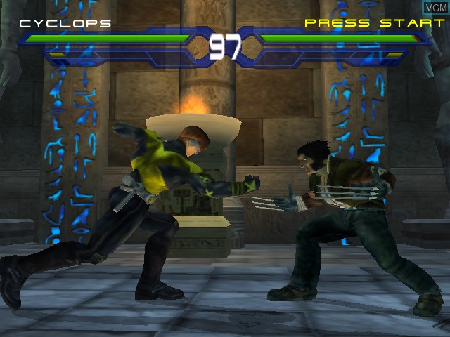 In-game screen of the game X-Men - Next Dimension on Nintendo GameCube