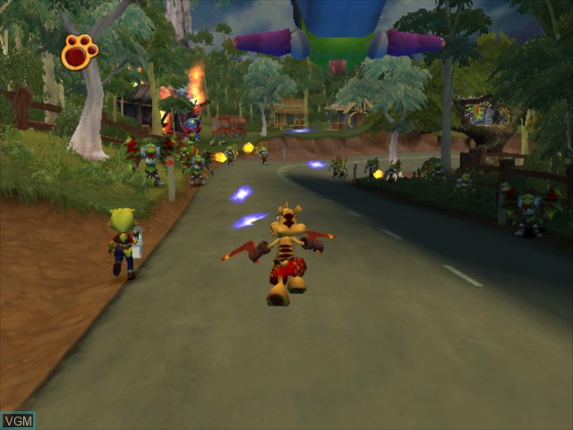 In-game screen of the game Ty the Tasmanian Tiger 2 - Bush Rescue on Nintendo GameCube