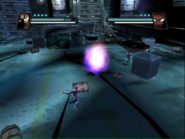 In-game screen of the game Marvel Nemesis - Rise of the Imperfects on Nintendo GameCube