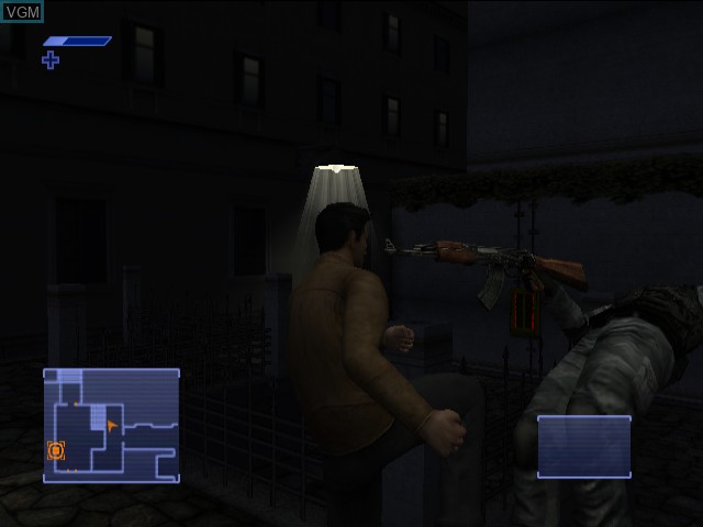 In-game screen of the game Mission Impossible - Operation Surma on Nintendo GameCube