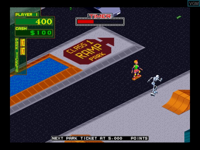 In-game screen of the game Midway Arcade Treasures on Nintendo GameCube
