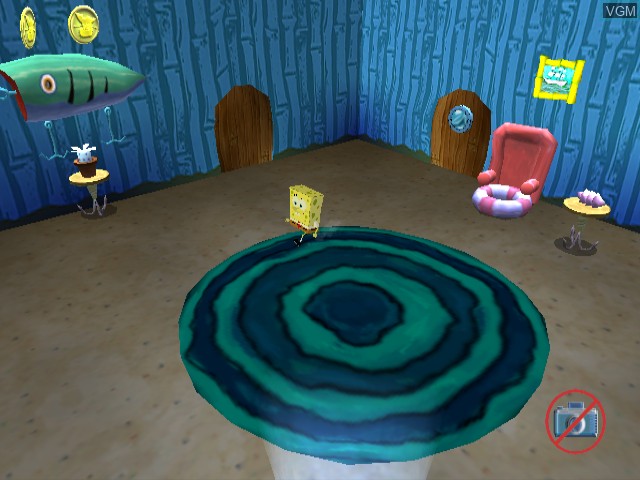 In-game screen of the game SpongeBob Squarepants - Revenge of the Flying Dutchman on Nintendo GameCube