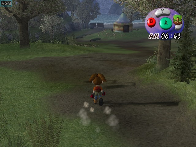 In-game screen of the game Harvest Moon - Another Wonderful Life on Nintendo GameCube