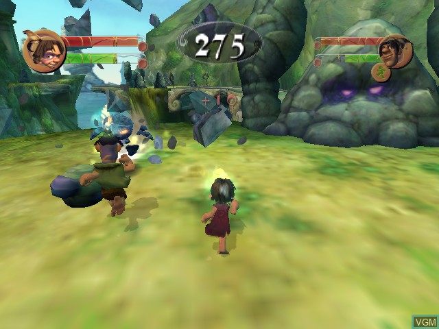 In-game screen of the game Tak - The Great Juju Challenge on Nintendo GameCube