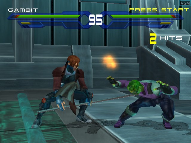 In-game screen of the game X-Men - Next Dimension on Nintendo GameCube
