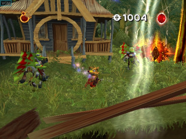 In-game screen of the game Ty the Tasmanian Tiger 2 - Bush Rescue on Nintendo GameCube