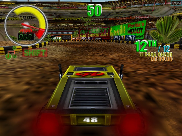In-game screen of the game Midway Arcade Treasures 3 on Nintendo GameCube