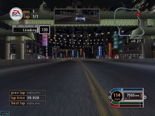In-game screen of the game NASCAR 2005 - Chase for the Cup on Nintendo GameCube