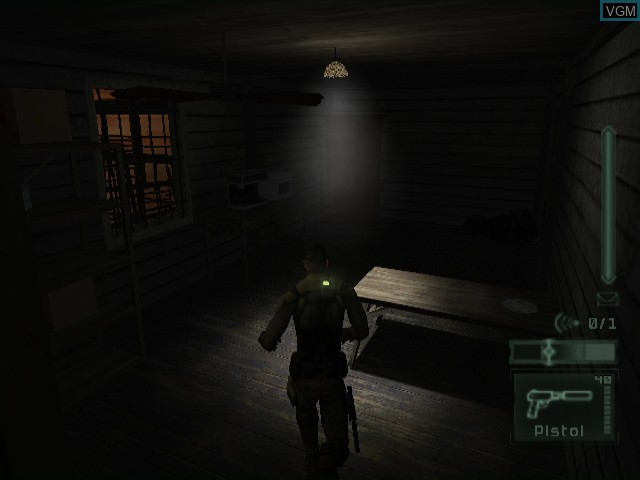 In-game screen of the game Tom Clancy's Splinter Cell - Pandora Tomorrow on Nintendo GameCube
