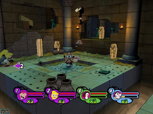 In-game screen of the game Grim Adventures of Billy & Mandy, The on Nintendo GameCube