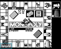 In-game screen of the game Monopoly on Tiger Game.com