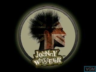 Title screen of the game Johnny Whatever on Tiger Gizmondo
