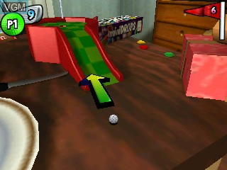 In-game screen of the game Toy Golf on Tiger Gizmondo